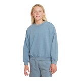 Nike Sportswear Boys' Icon Sweatshirt, Kids, Crewneck, Cotton, Graphic Front_Angled_Left