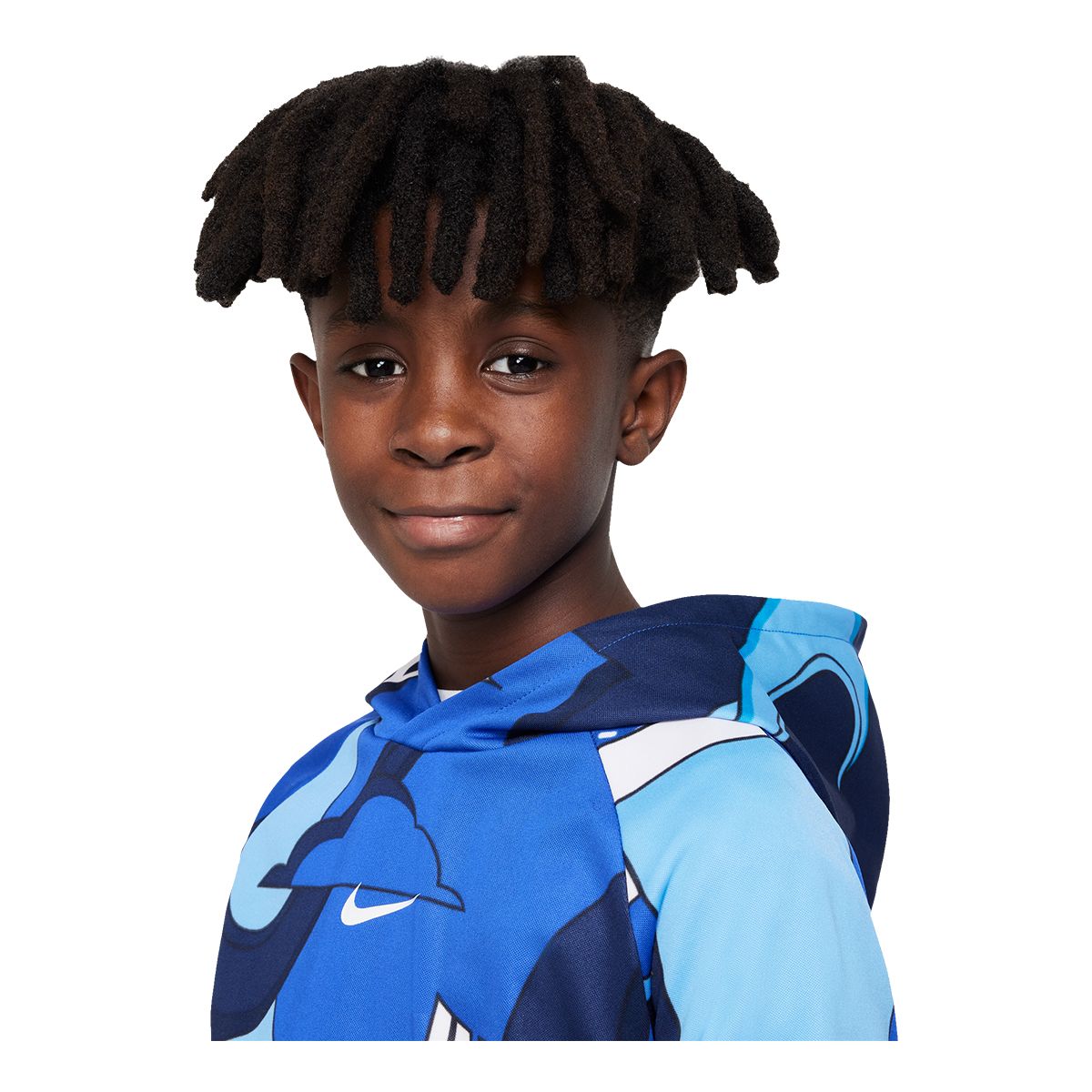 Nike Boys' Therma-FIT All Over Print Pullover Hoodie