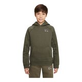 Nike Sportswear Boys' Air Hoodie, Kids', Pullover, Kangaroo Pocket Front_Flat