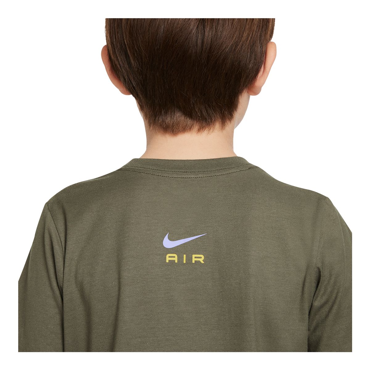 Nike Sportswear Boys' Air T Shirt, Kids', Crewneck, Cotton, Athletic, Graphic