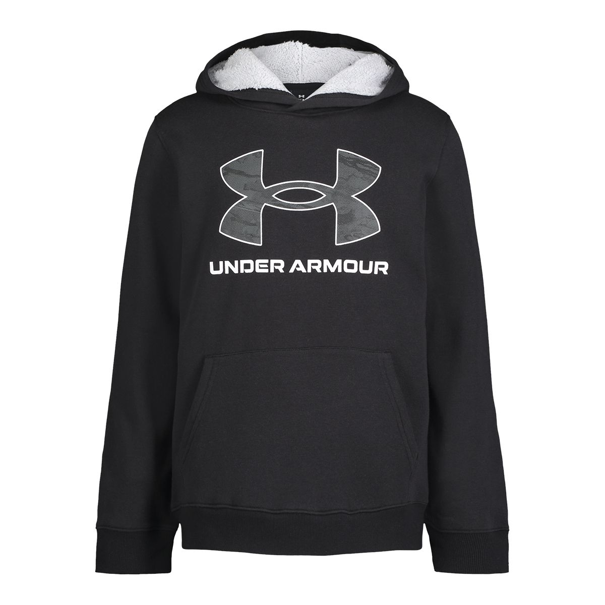 Under Armour Boys' Outdoor Halftone Sherpa Logo Hoodie | SportChek