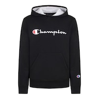 Champion Boys' Classic Script Hoodie Front_Flat