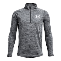 Under Armour Boys' Tech Big Logo 1/2 Zip Jacket Front_Flat
