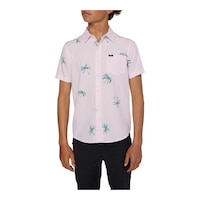 O'Neill Boys' Tropo Palms Shirt Front_Flat