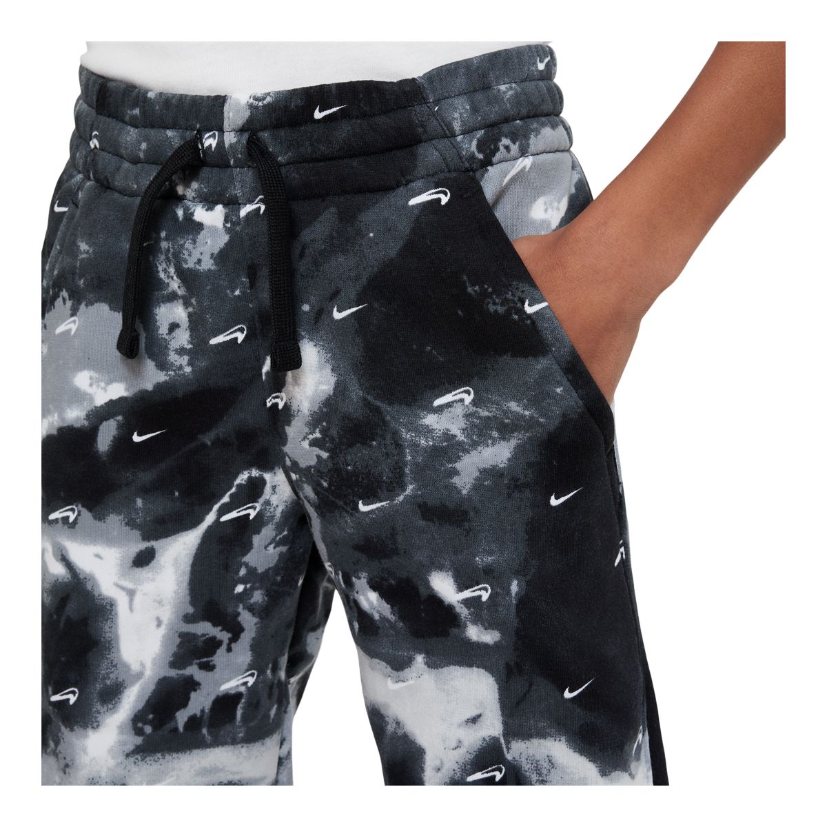 Nike Kids' Boys' Sportswear Club Fleece All Over Print Joggers Pants, Casual, Athletic