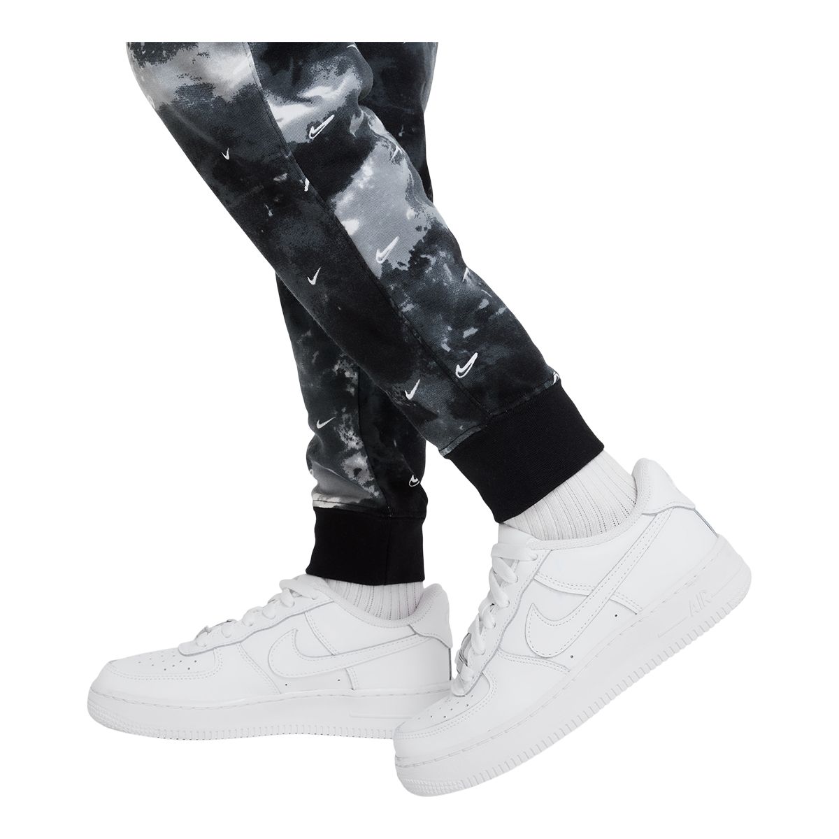 Nike Kids' Boys' Sportswear Club Fleece All Over Print Joggers Pants, Casual, Athletic