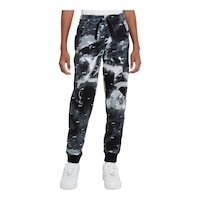 Nike Kids' Boys' Sportswear Club Fleece All Over Print Joggers Pants, Casual, Athletic Front_Flat