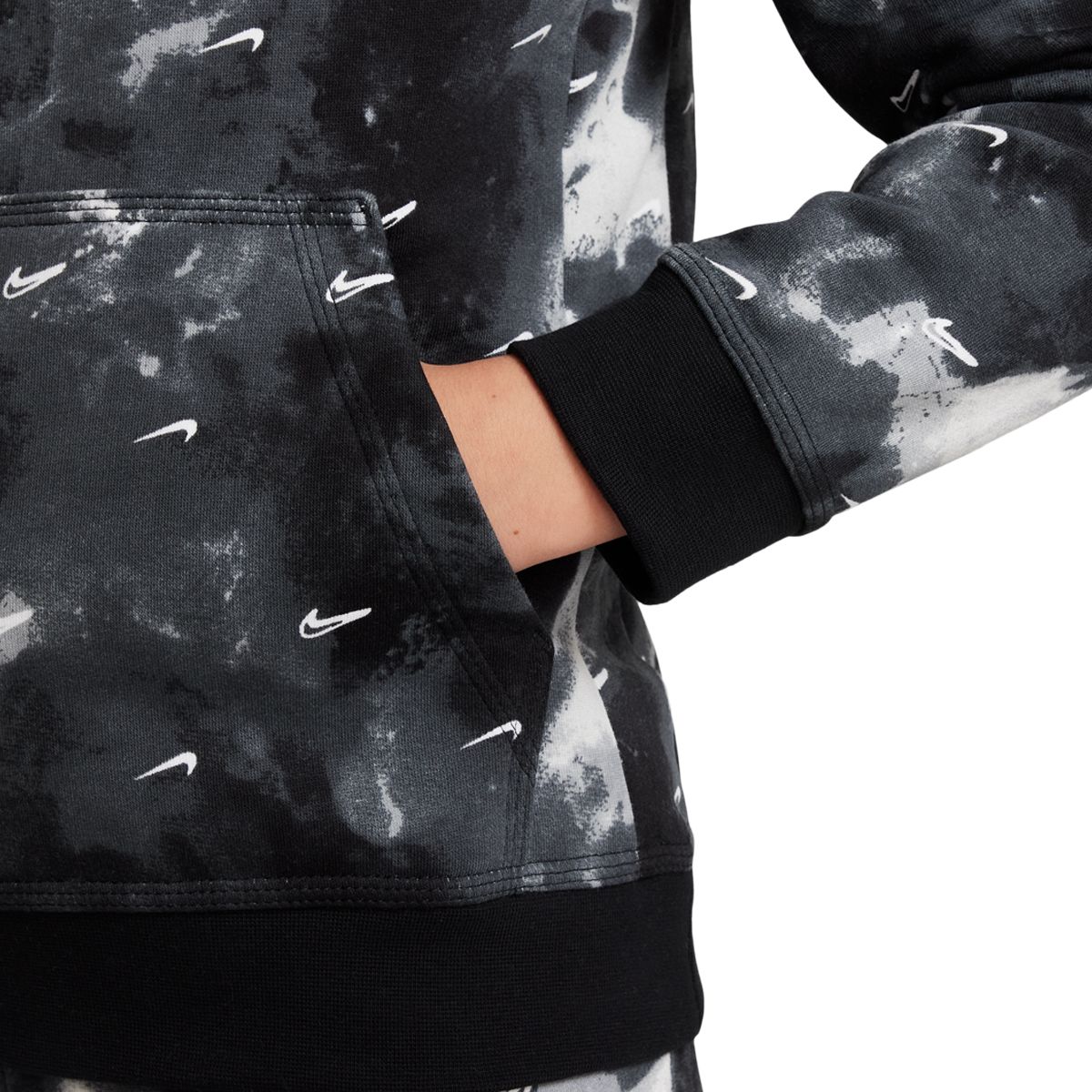 Nike Sportswear Boys' Club Fleece All Over Print Pullover Hoodie