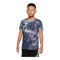 Nike Boys' Dri-FIT Performance All Over Print T Shirt Front_Flat