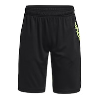 Under Armour Kids' Stunt 3.0 Printed Shorts Front_Flat