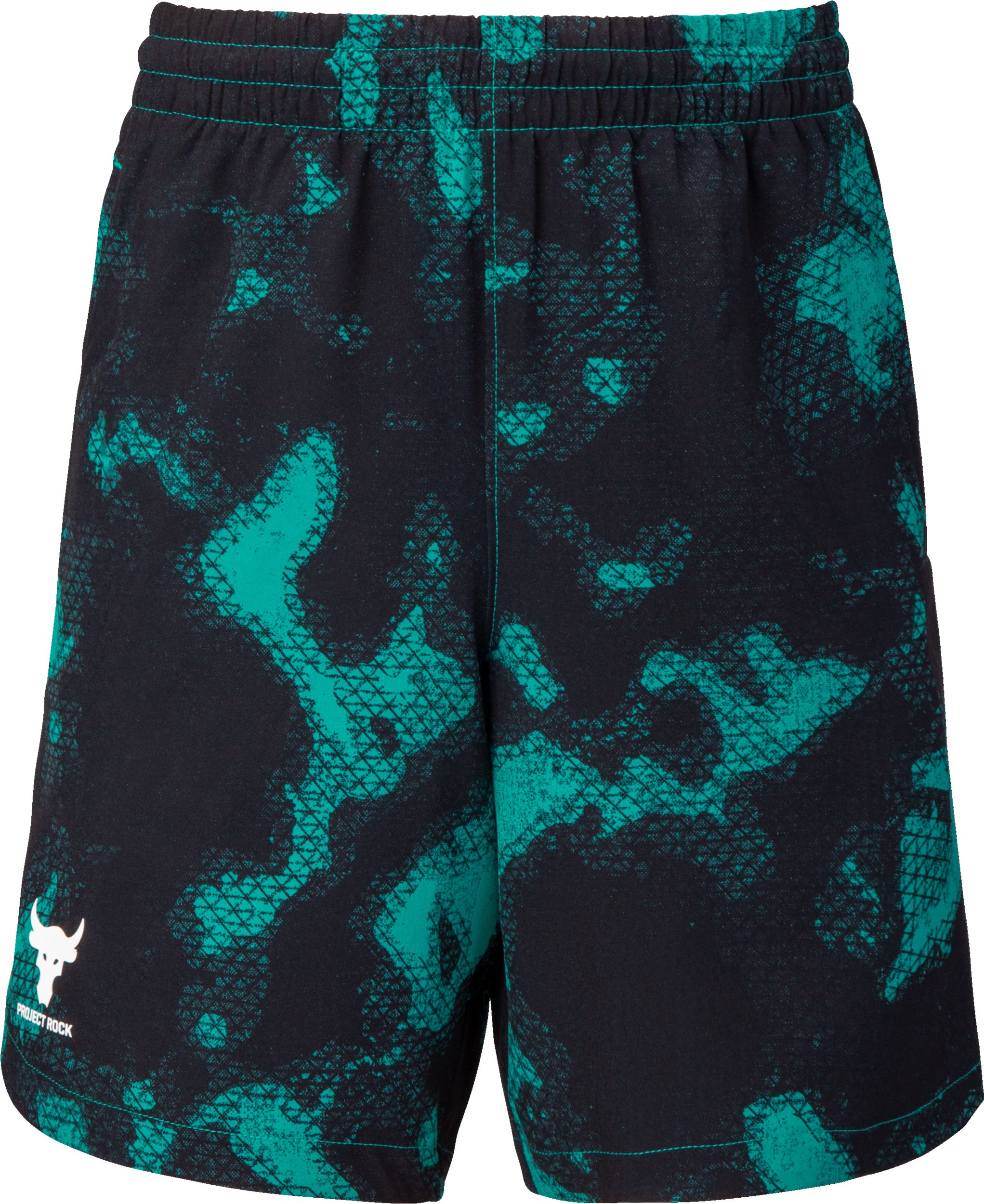 Under Armour Boys' Project Rock Printed Woven Shorts