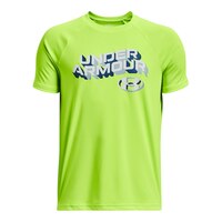 Under Armour Kids' Tech Wordmark T Shirt Front_Flat