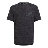 adidas Boys' Train Icons HTR T Shirt Front_Flat