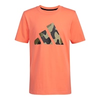 adidas Boys' Strength Camo T Shirt Front_Flat