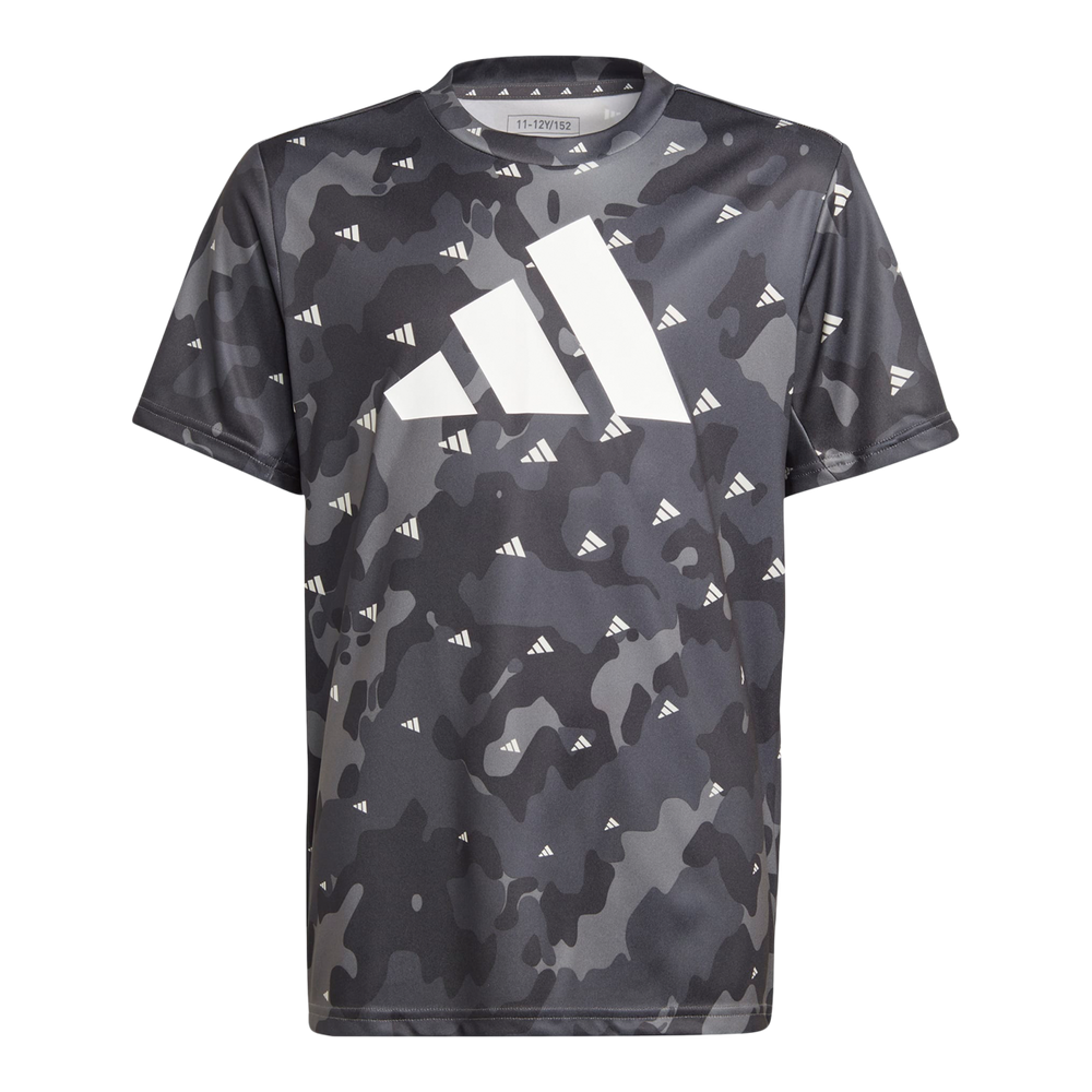 Adidas Boys' Essentials All Over Print T Shirt