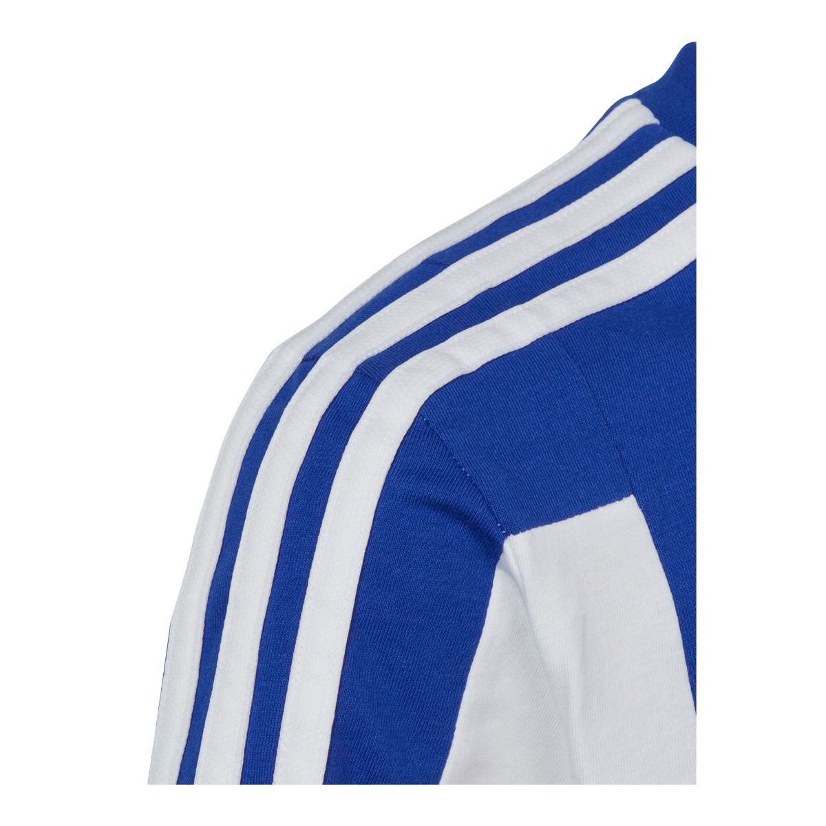 adidas Boys' Essentials 3-Stripe Color Block T Shirt