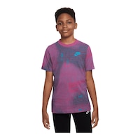 Nike Sportswear Boys' Club SSNL All Over Print T Shirt Front_Flat