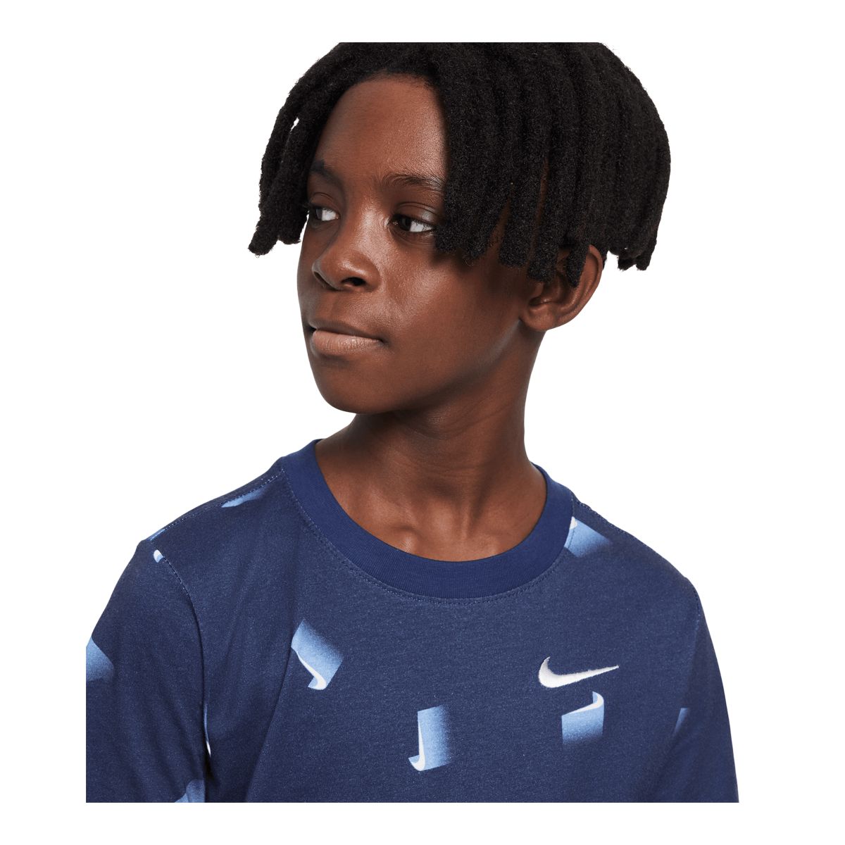 Nike Sportswear Boys' Swoosh All Over Print T Shirt