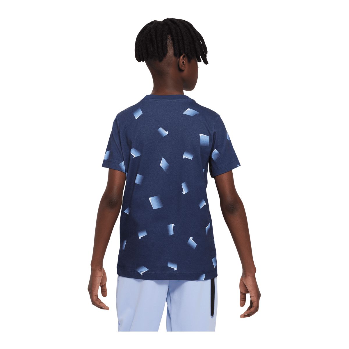 Nike Sportswear Boys' Swoosh All Over Print T Shirt