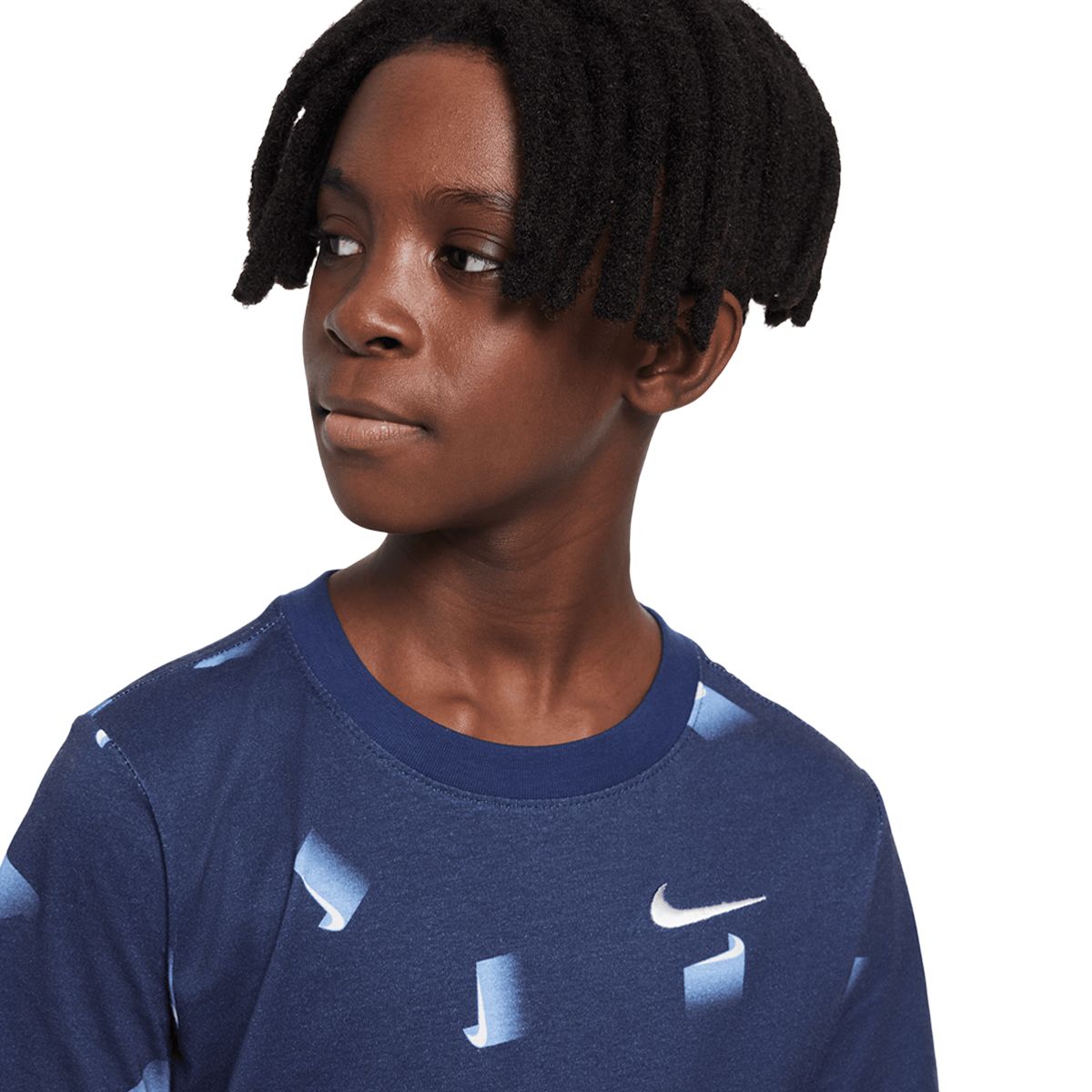 Nike Sportswear Boys' Swoosh All Over Print T Shirt