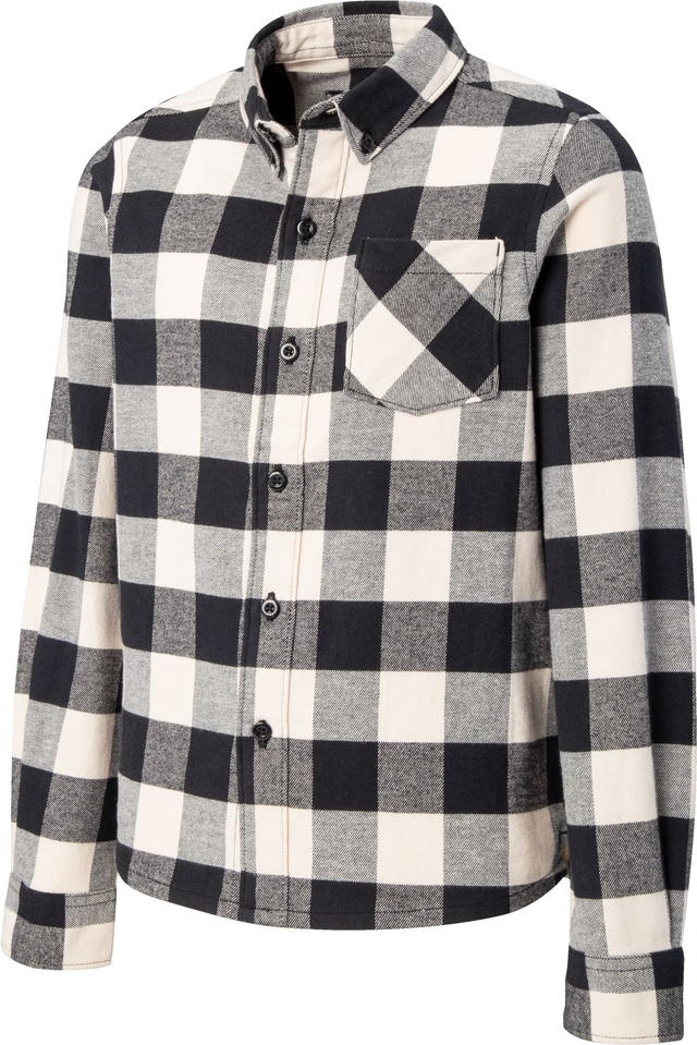 Ripzone Boys' Ghost 2.0 Long Sleeve Plaid Shirt