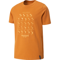 Woods Boys' Cayley Paw Prints T Shirt Front_Angled_Left