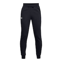 Under Armour Boys' Rival Cotton Pants Front_Flat