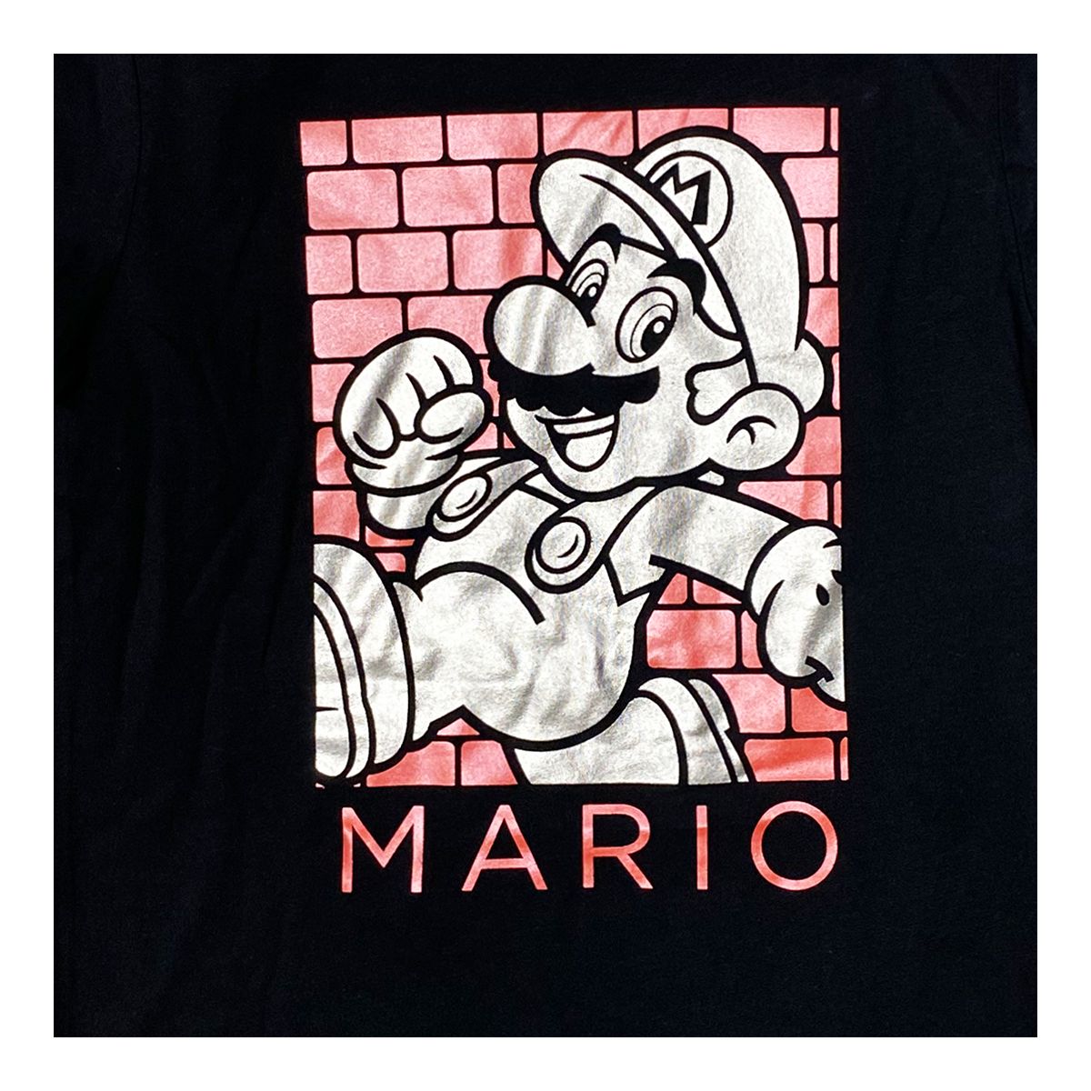 Character Boys' Red Brick Mario T Shirt