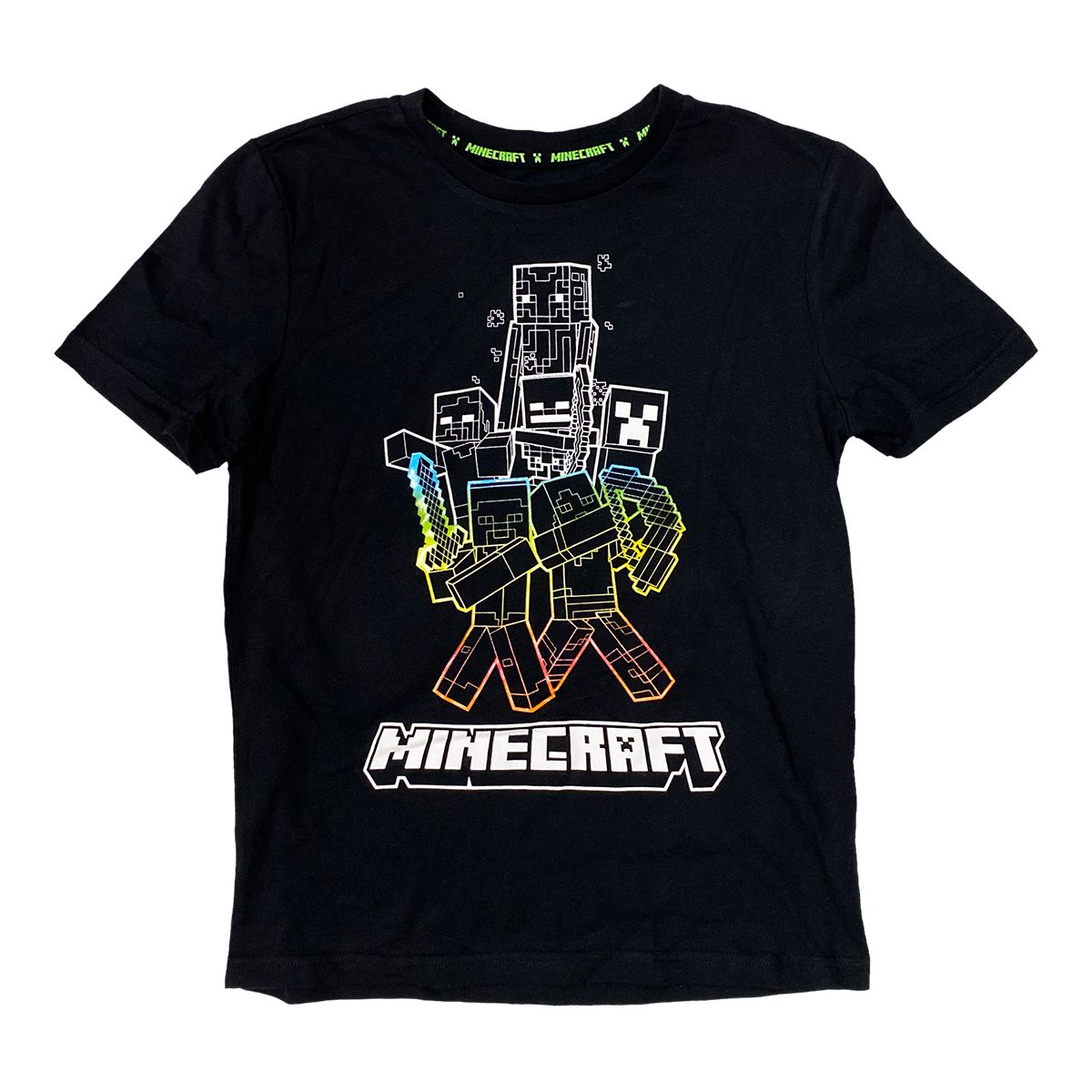 Character Boys' Minecraft Creaper Repeat T Shirt | Sportchek
