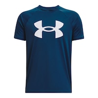 Under Armour Boys' Tech Big Logo T-Shirt Front_Flat