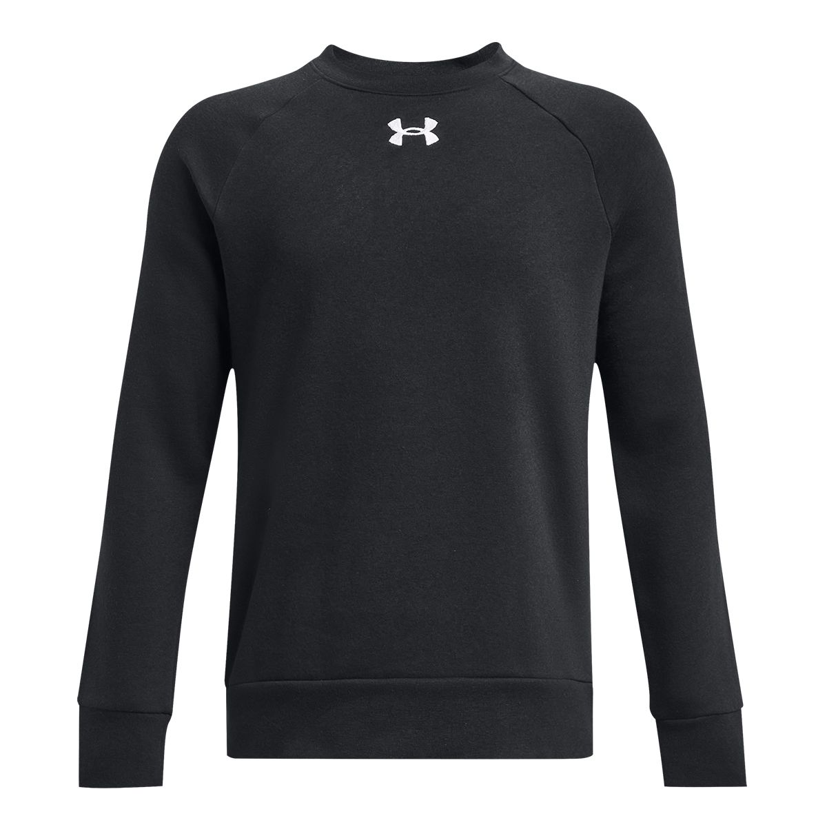  Under Armour boys Rival Fleece Hoodie, (001) Black / / White,  X-Small: Clothing, Shoes & Jewelry