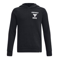 Under Armour Boys' Project Rock Rival Fleece Hoodie Front_Flat