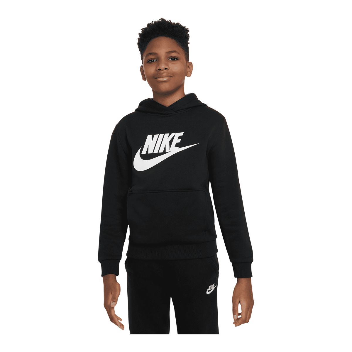 Nike Sportswear Boys' Club HBR Pullover Hoodie