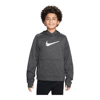 Nike Boys' Therma-FIT HBR Pullover Hoodie Front_Flat