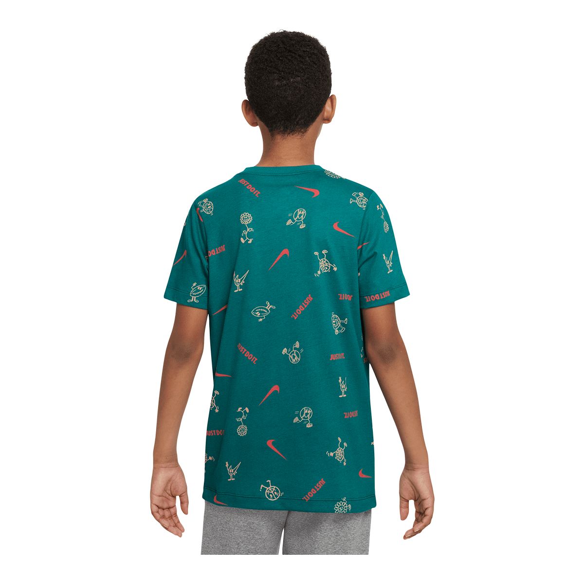 Nike Sportswear Kids' Brandmark All Over Print T Shirt