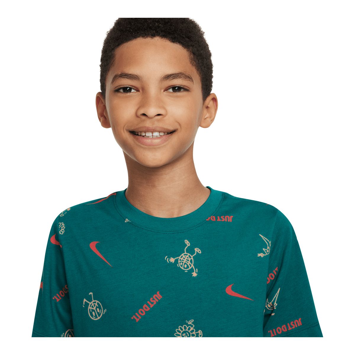 Nike Sportswear Kids' Brandmark All Over Print T Shirt