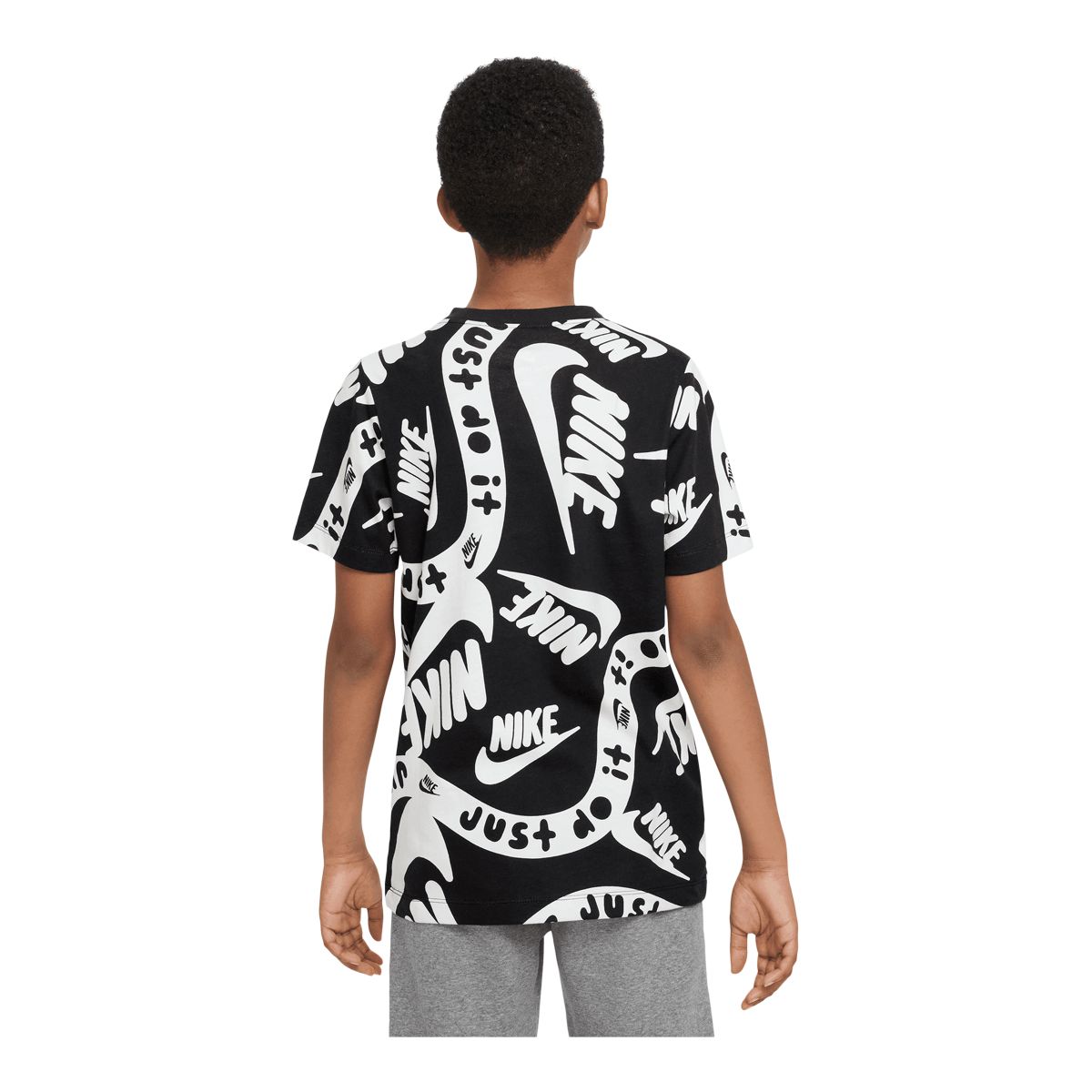 Nike Sportswear Boys' Club All Over Print T Shirt