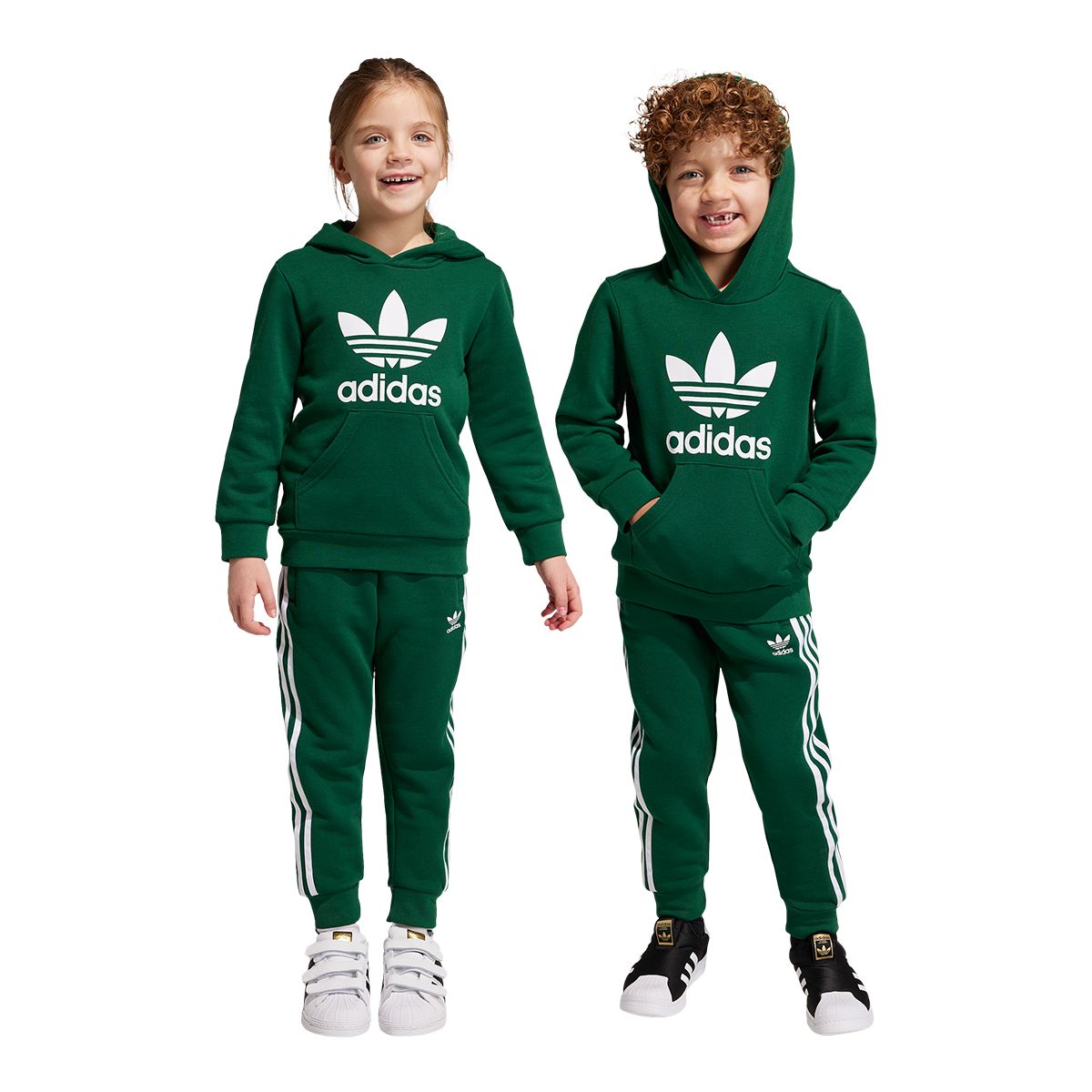 adidas Boys' Adicolor Hoodie and Tracksuit Set