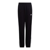 adidas Boys' 3-Stripe Woven Pants Front_Flat