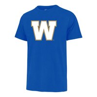 Winnipeg Blue Bombers 47 Brand Big Fan T Shirt Front_Angled_Left