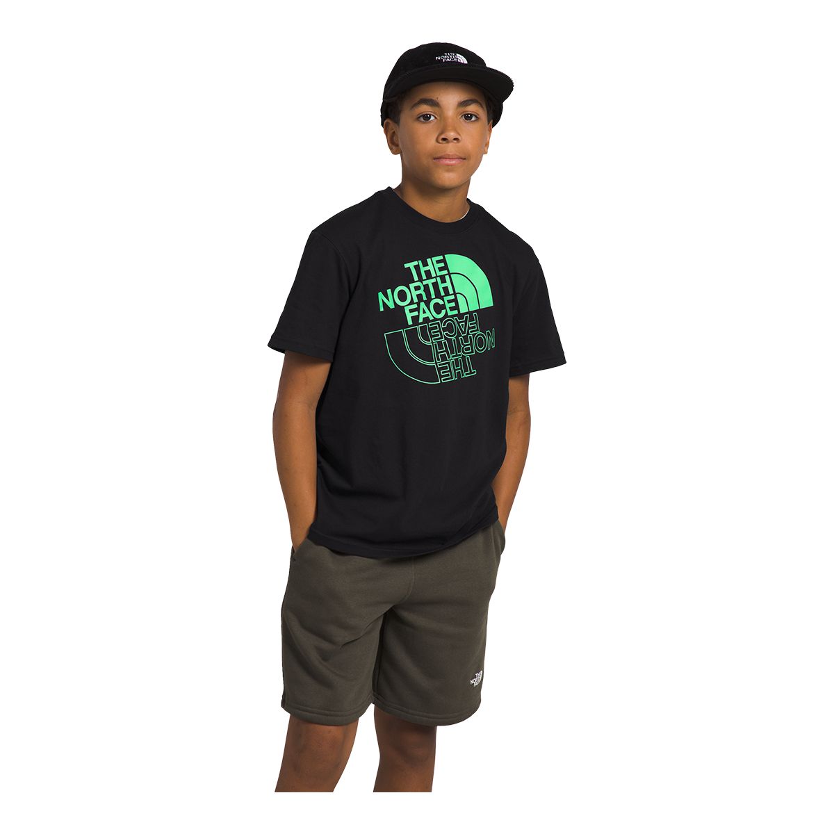 Youth north face t on sale shirt