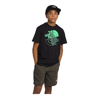 The North Face Boys' Graphic T Shirt Front_Three_Fourths_Angled_Right