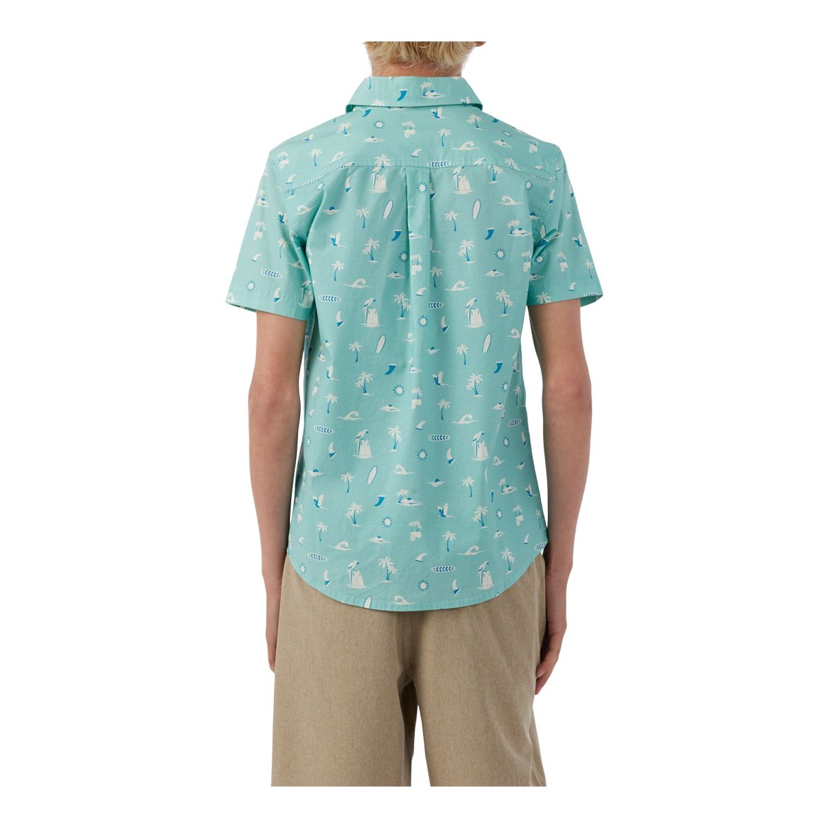 O'Neill Kids' Quiver Stretch Button Up T Shirt