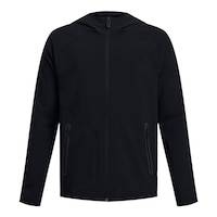 Under Armour Kids' Unstoppable Full Zip Hoodie Front_Flat