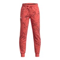 Under Armour Boys' Rival Fleece Printed Jogger Pants Front_Flat