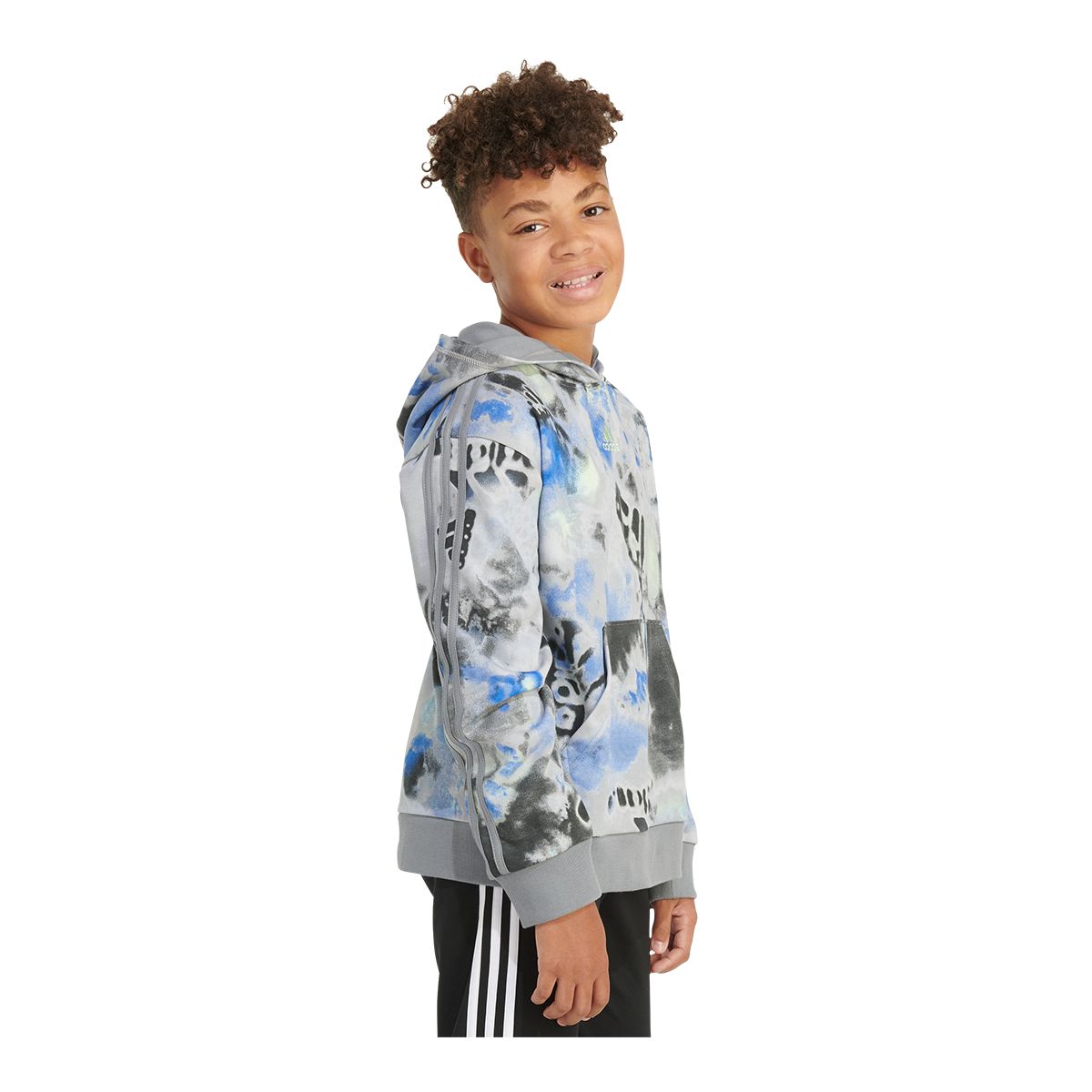 adidas Kids' Ice Wash Pullover Hoodie