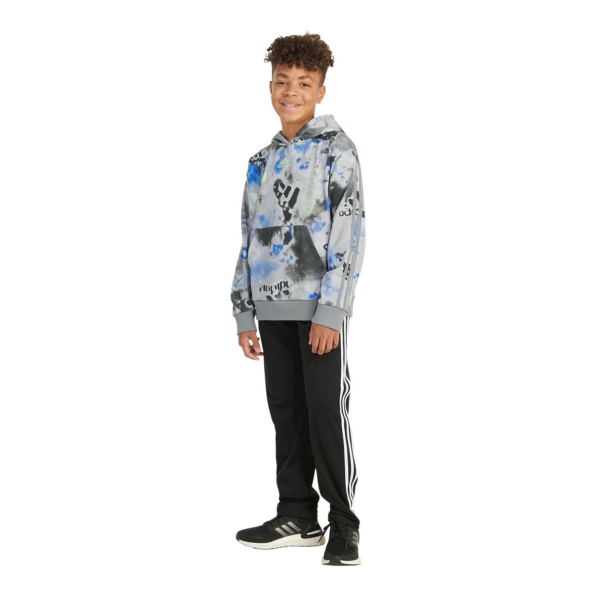 adidas Kids' Ice Wash Pullover Hoodie