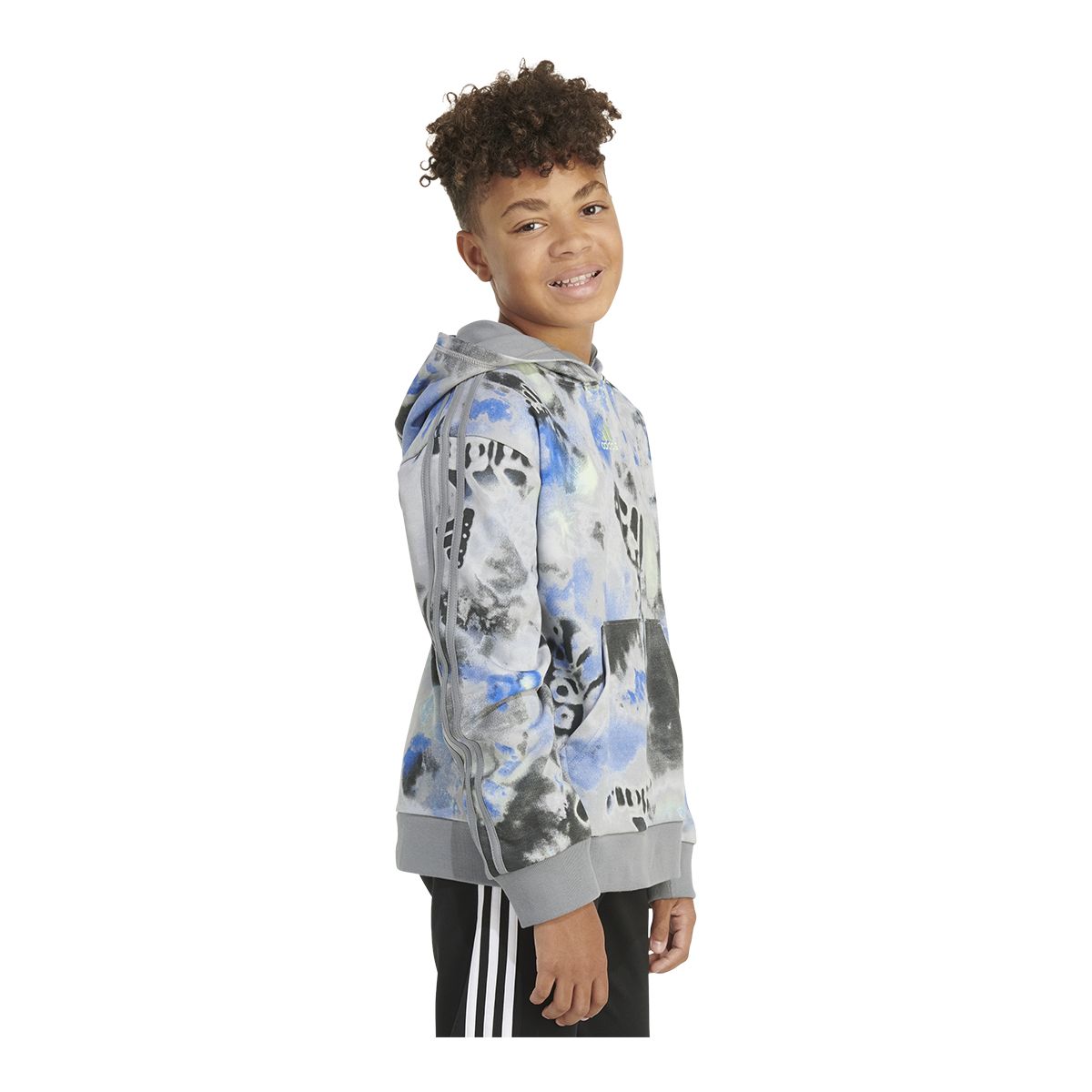 adidas Kids' Ice Wash Pullover Hoodie