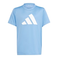 adidas Kids' Polyester Logo T Shirt Front_Flat