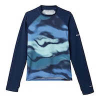 Columbia Boys' Sandy Shores Printed Long Sleeve Sun Shirt Front_Flat